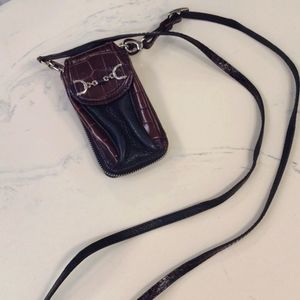 Brighton Vintage Leather Wallet/Cell Phone Holder